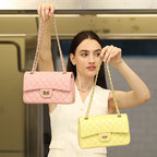 Chanel Style Shoulder Crossbody Top Handle Mini Square Bag
