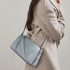 Genuine Leather Crossbody Handheld Pillow Bag
