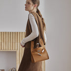 Genuine Leather Fashionable Shoulder Crossbody Handbag
