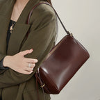 Genuine Leather Crossbody Handheld Pillow Bag