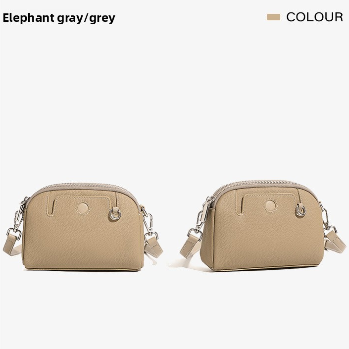 Genuine Leather Trendy Crossbody Bag