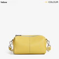 Genuine Leather Top-Handle Crossbody Small Square Bag