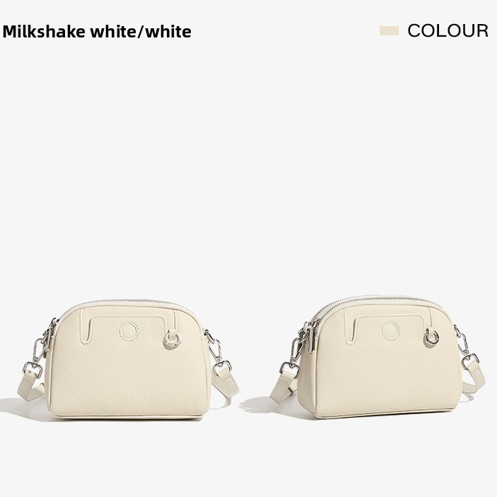 Genuine Leather Trendy Crossbody Bag