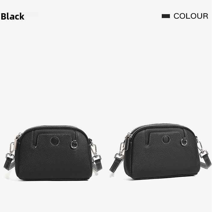 Genuine Leather Trendy Crossbody Bag
