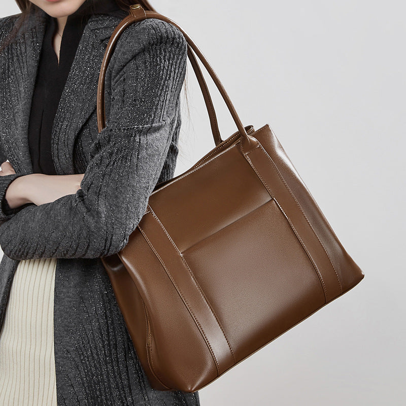 Large Capacity Top-Handle Tote Bag