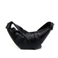 Horn Genuine Leather Shoulder Crossbody Dumpling Bag