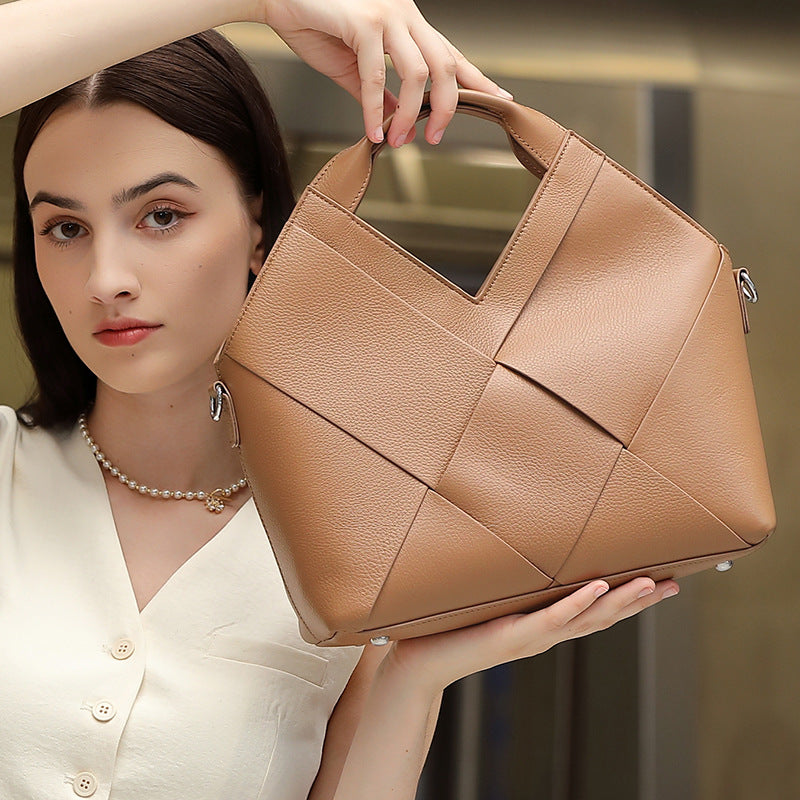 Fashion Genuine Leather Shoulder Crossbody Handbag