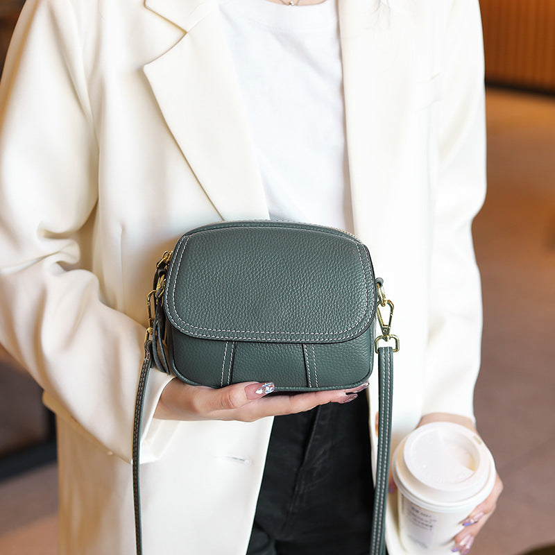 Fashion Genuine Leather Shoulder Crossbody Handbag