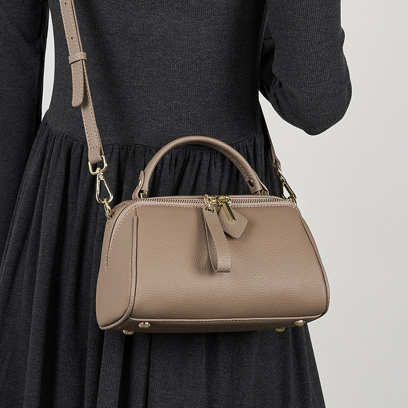 Vintage Shoulder Crossbody Boston Bag