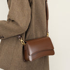 Premium Top Handle Crossbody Baguette Bag