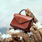 Vintage Top Handle Shoulder Crossbody Satchel