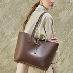 Genuine Leather Shoulder Crossbody Handbag Tote Bag