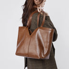 Genuine Leather Shoulder Handbag Tote Bag