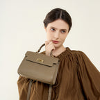 Vintage Top Handle Shoulder Crossbody Kelly Bag