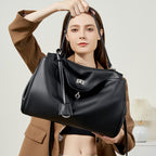Work Tote Bag with Top Handle and Turn-Lock Closure