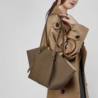 Fashion Genuine Leather Single-Shoulder Top-Handle Tote Bag