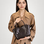 Versatile Top Handle Crossbody Tote Bag