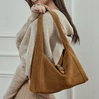 Genuine Leather Vintage Top-Handle Tote Bag