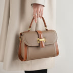 Vintage Single-Strap Crossbody Bag With Top Handle