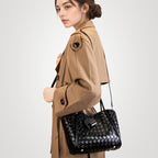 Versatile Top Handle Crossbody Tote Bag