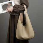 Large Capacity Genuine Leather Shoulder Tote Bag