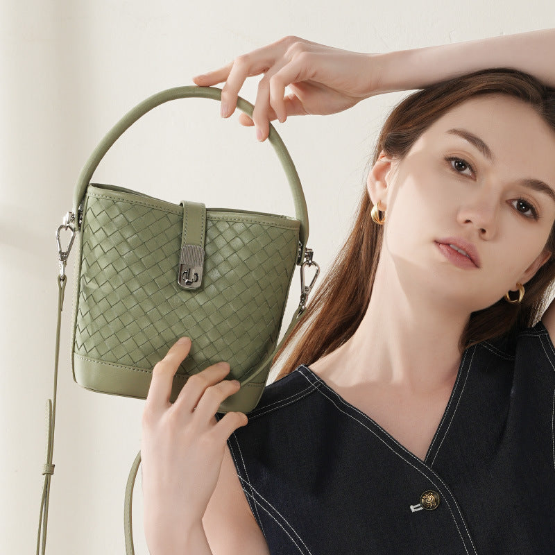 Luxury Shoulder Crossbody Top Handle Bucket Bag