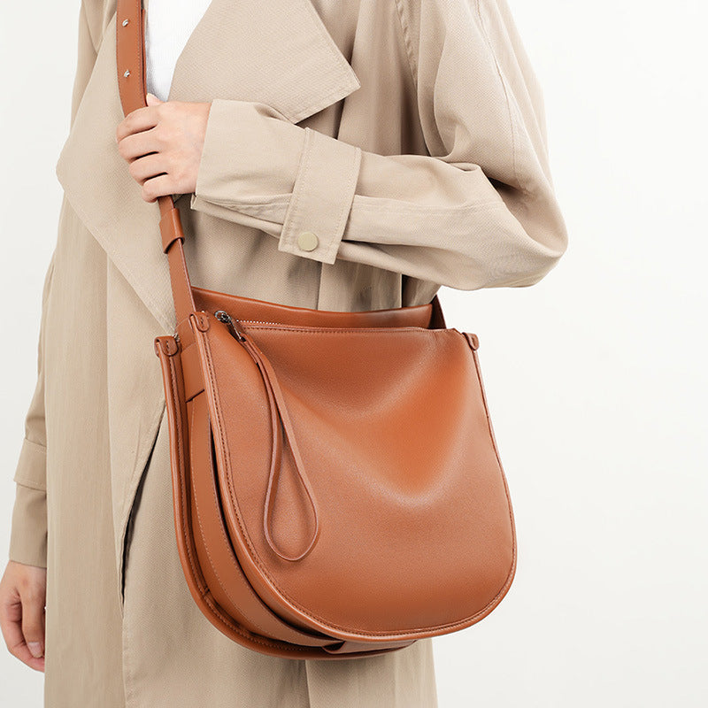 Vintage Shoulder Crossbody Top Handle Bucket Bag