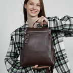 Genuine Leather Large-Capacity Backpack