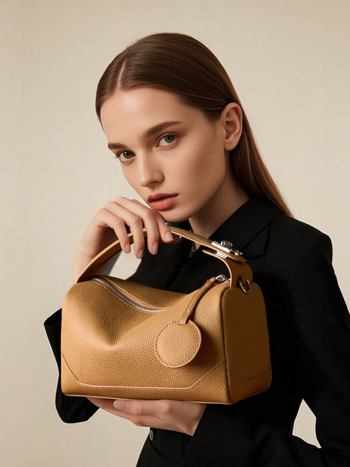 Fashionable Top Handle Crossbody Boston Bag