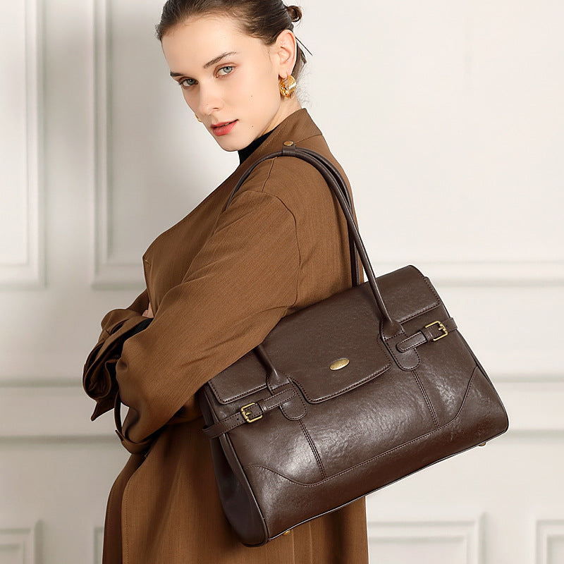 Vintage Large Capacity Shoulder Tote Bag
