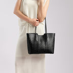 Large-Capacity Work Tote Bag With Shoulder Strap