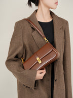 Elevated Shoulder Crossbody Baguette Bag