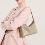 Vintage Genuine Leather Shoulder Crossbody Underarm Bag