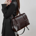 Large Capacity Genuine Leather Women's Backpack