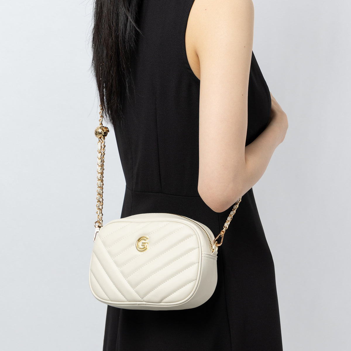 Genuine Leather Shoulder Crossbody Square Bag