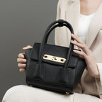 Minimalist Genuine Leather Shoulder Crossbody Tote Bag
