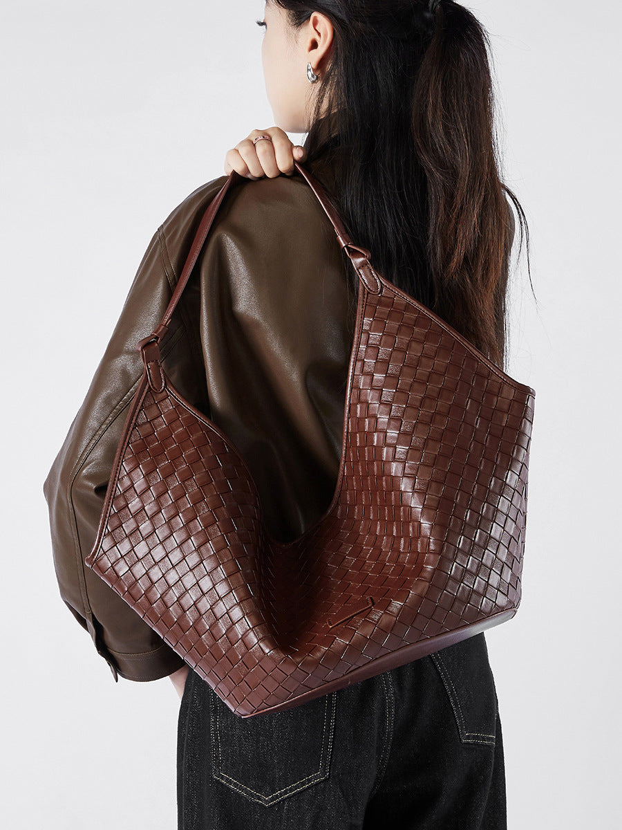 Vintage Genuine Leather Shoulder Crossbody Bag
