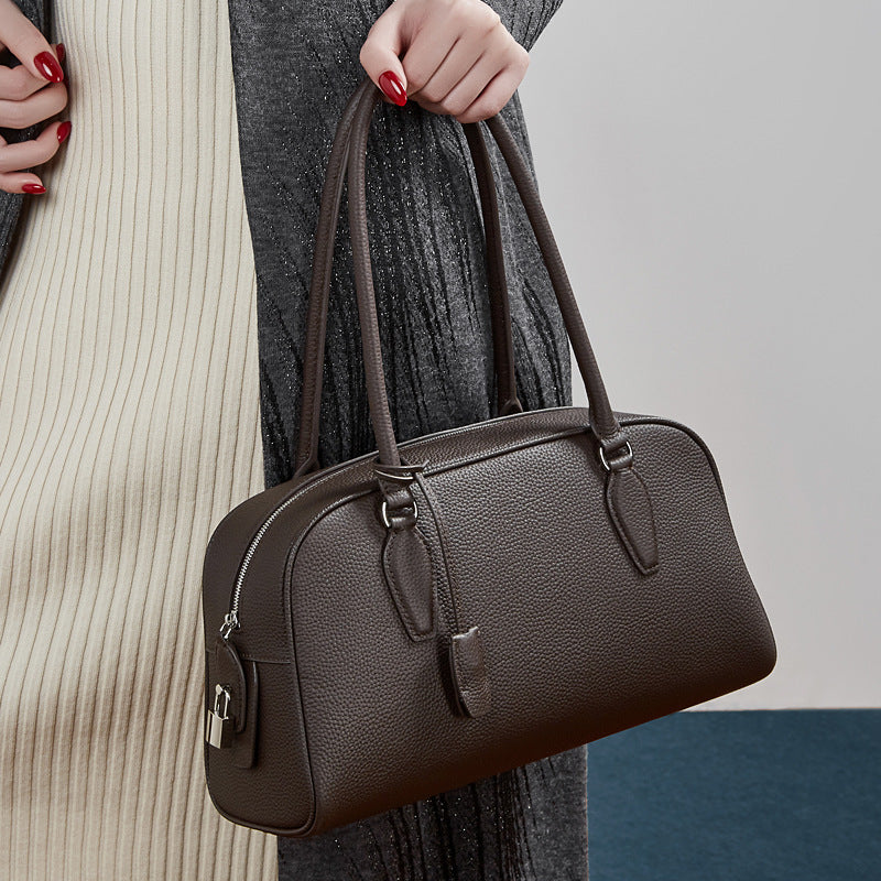 Minimalist Shoulder Handheld Boston Bag