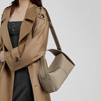 Genuine Leather Shoulder Crossbody Top Handle Tote Bag