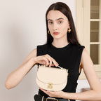 Premium Genuine Leather Shoulder Crossbody Crescent Bag