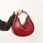 Vintage Single-Shoulder Crossbody Top-Handle Crescent Bag