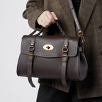 Genuine Leather Shoulder Crossbody Handbag Messenger Bag