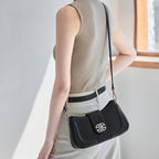 Genuine Leather Elegant Shoulder Crossbody Small Square Bag