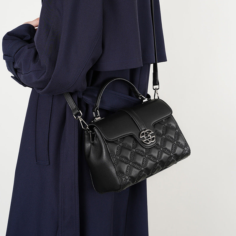 Genuine Leather Shoulder Crossbody Purse