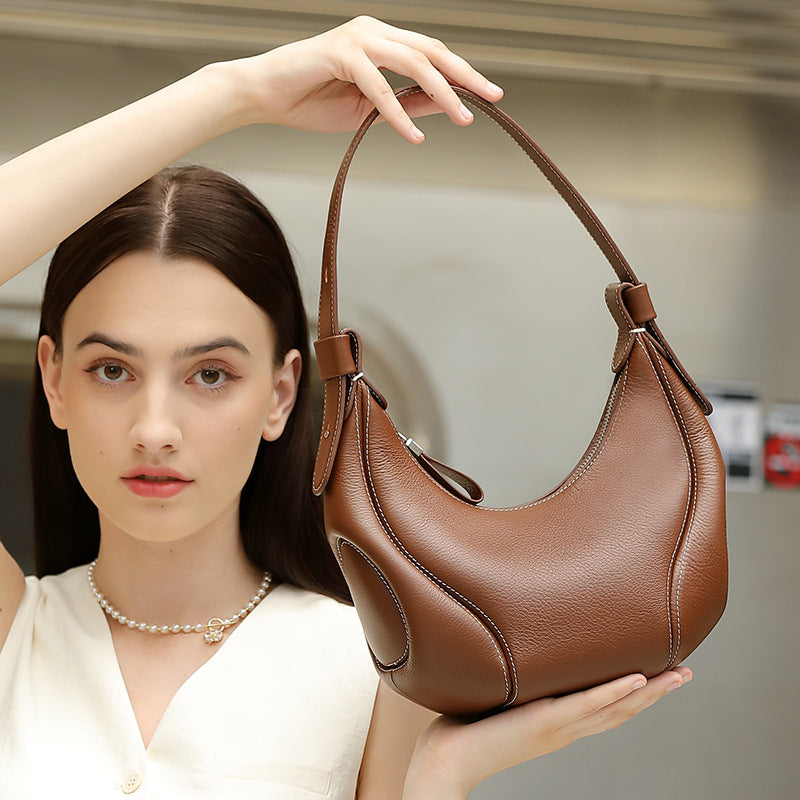 Vintage Top Handle Shoulder Crossbody Dumpling Bag