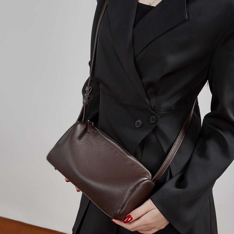 High-End Shoulder Crossbody Barrel Bag