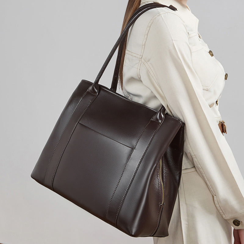 Large Capacity Top-Handle Tote Bag