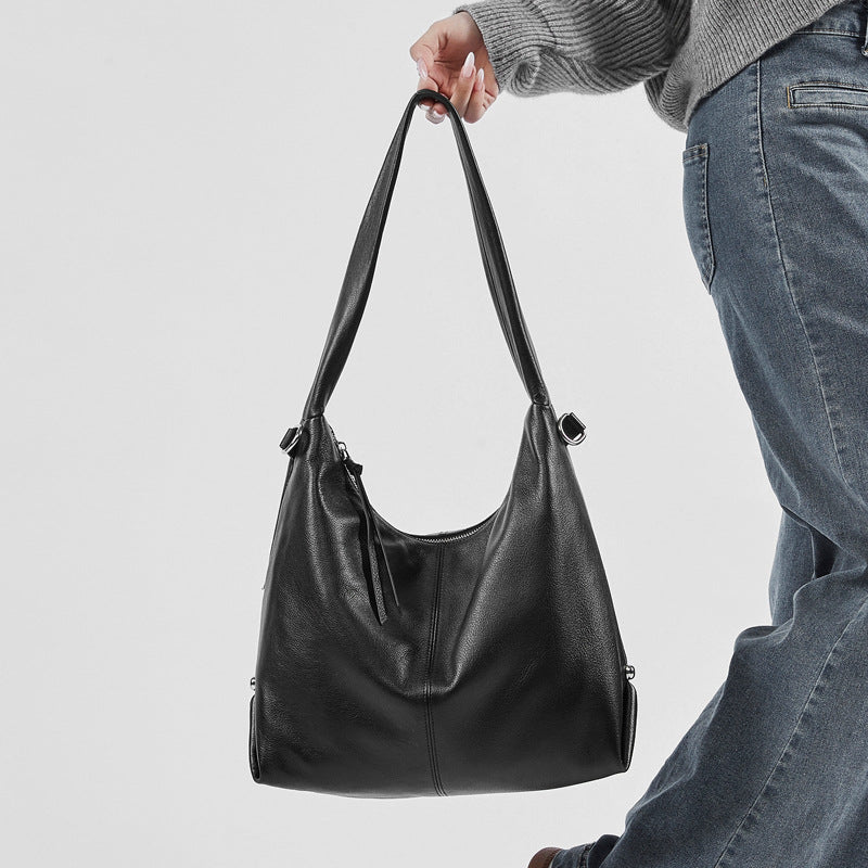 Genuine Leather Shoulder Crossbody Handbag Tote Bag