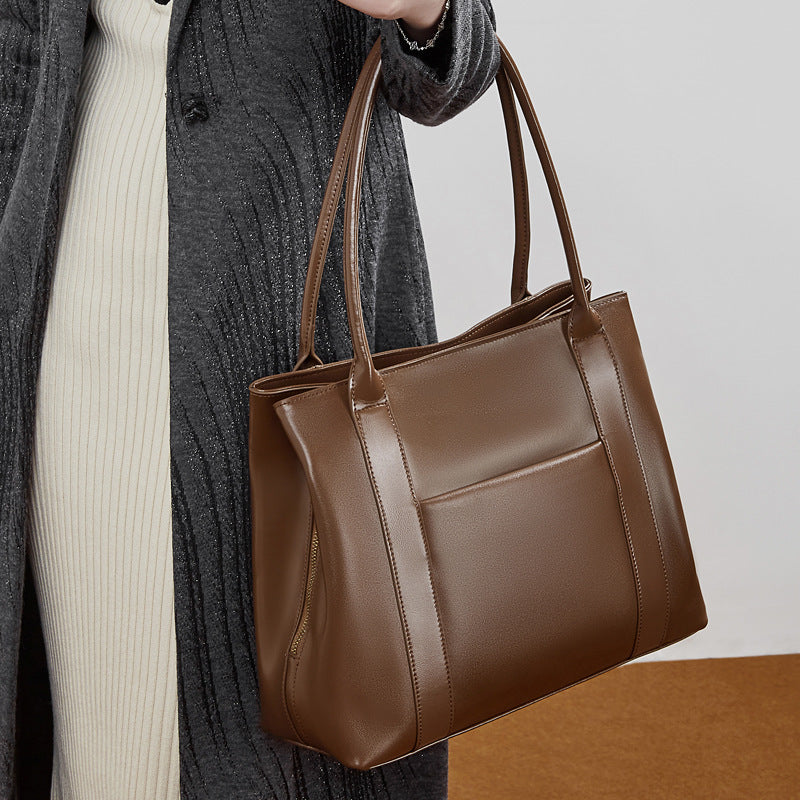 Large Capacity Top-Handle Tote Bag