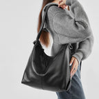 Genuine Leather Shoulder Crossbody Handbag Tote Bag
